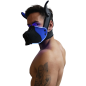 MASQUE CHIEN POUNTDOWN NEON BLEU 2312M - BREEDWELL