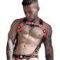 HARNESS AKIRA ORANGE FLUO 2306H - BREEDWELL