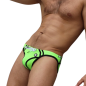 SLIP DE BAIN EXPOSE VERT FLUO 2402 - BREEDWELL