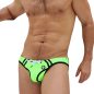 SLIP DE BAIN EXPOSE VERT FLUO 2402 - BREEDWELL