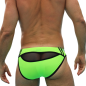 SLIP DE BAIN EXPOSE VERT FLUO 2402 - BREEDWELL