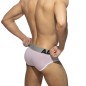 PACK DE 3 SLIPS SEAMLESS ROSE/JAUNE/BLEU AD1271P - ADDICTED