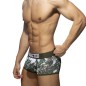 PACK DE 2 BOXERS EN MESH TROPICANA KAKI/BLEU AD1289P - ADDICTED