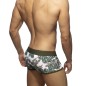 PACK DE 2 BOXERS EN MESH TROPICANA KAKI/BLEU AD1289P - ADDICTED