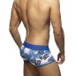 PACK DE 2 BOXERS EN MESH TROPICANA KAKI/BLEU AD1289P - ADDICTED