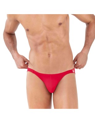 SLIP BIKINI BEATNIK ROUGE FRAMBOISE 1608 - CLEVER