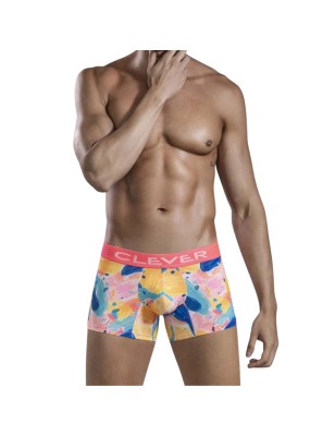 BOXER LIENZO FUCSIA A MOTIFS 1684 - CLEVER