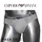 EMPORIO ARMANI - LOT DE 2 SLIP BLANC EAGLE