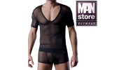 MANSTORE M105 V-NECK T SHIRT