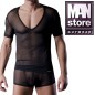 MANSTORE M105 V-NECK T SHIRT